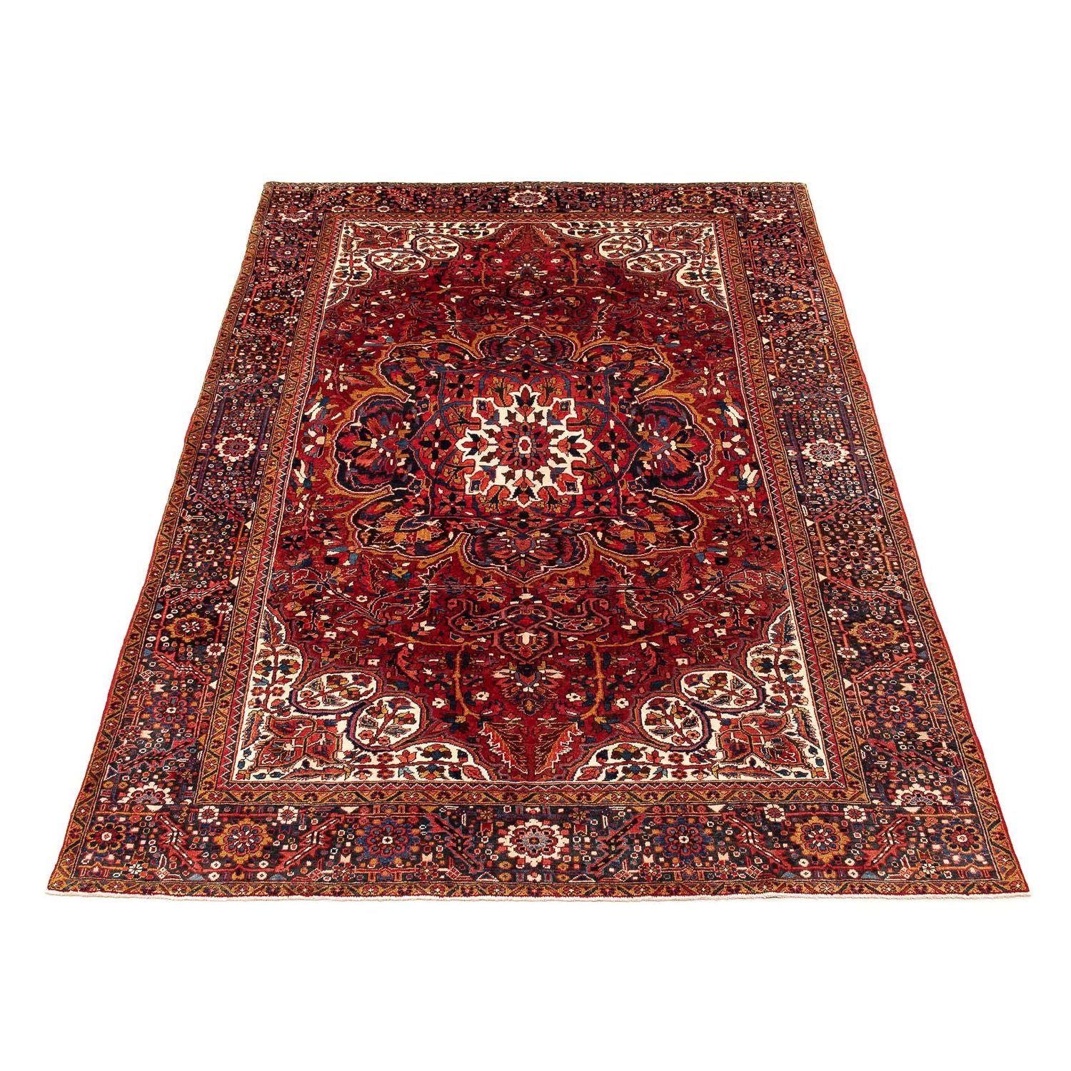 Tapis persan - Nomadic - 405 x 296 cm - rouge foncé