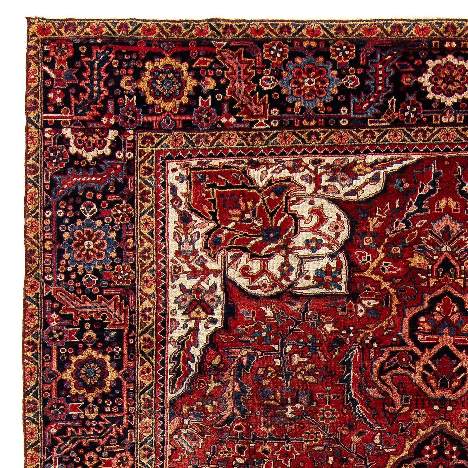Tapis persan - Nomadic - 373 x 268 cm - rouge foncé
