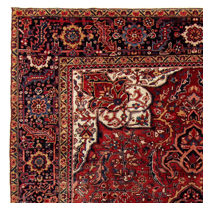 Tapis persan - Nomadic - 373 x 268 cm - rouge foncé