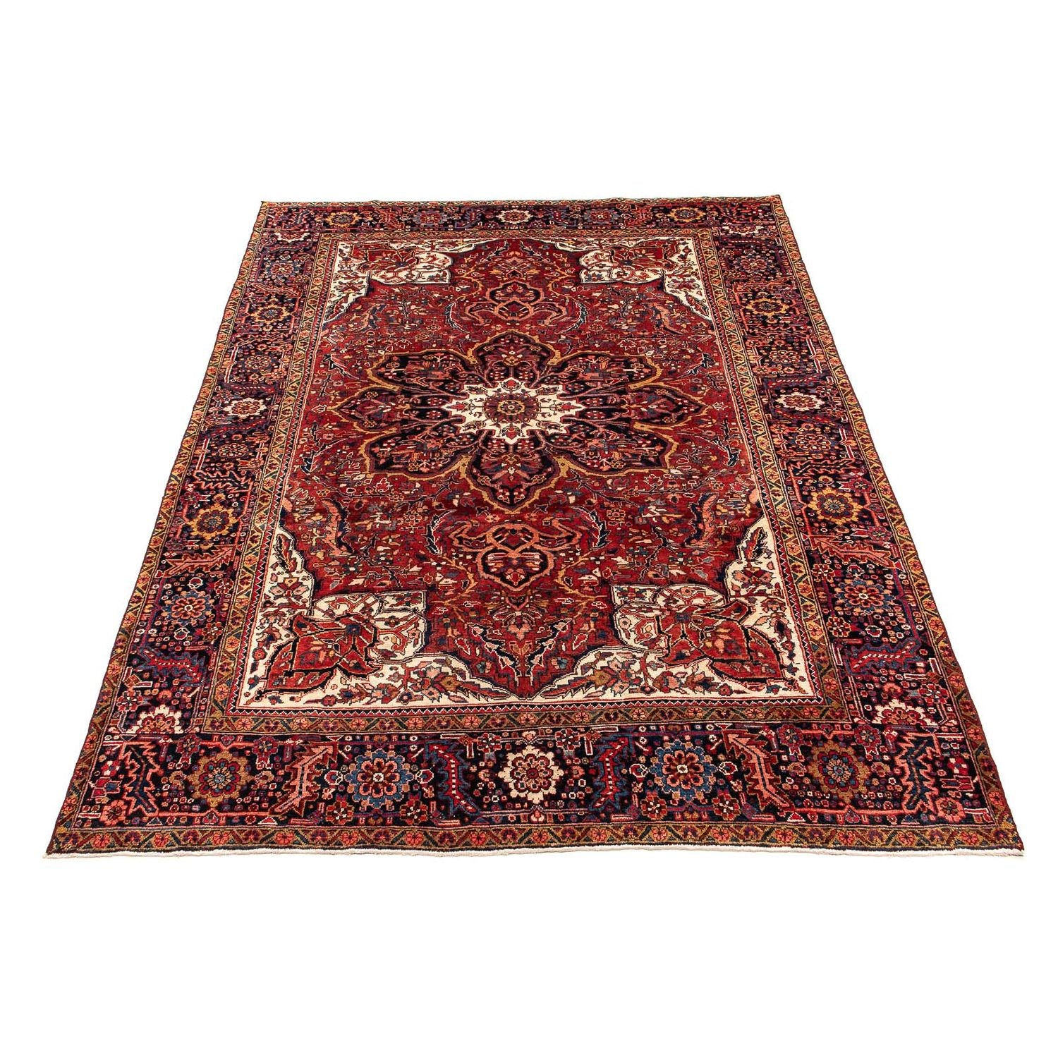 Tapis persan - Nomadic - 373 x 268 cm - rouge foncé