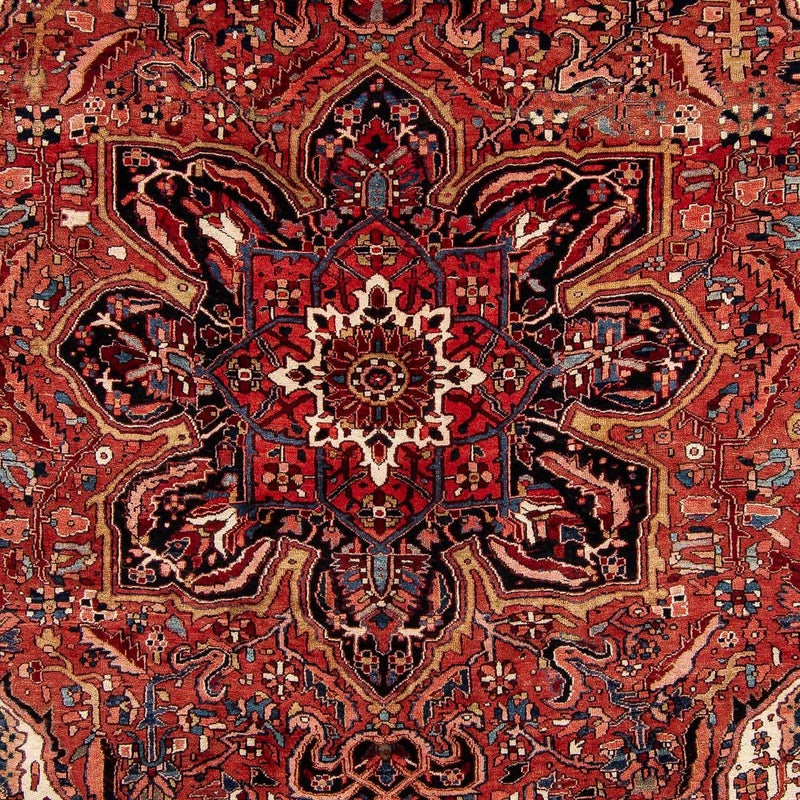 Tapis persan - Nomadic - 402 x 300 cm - rouge foncé