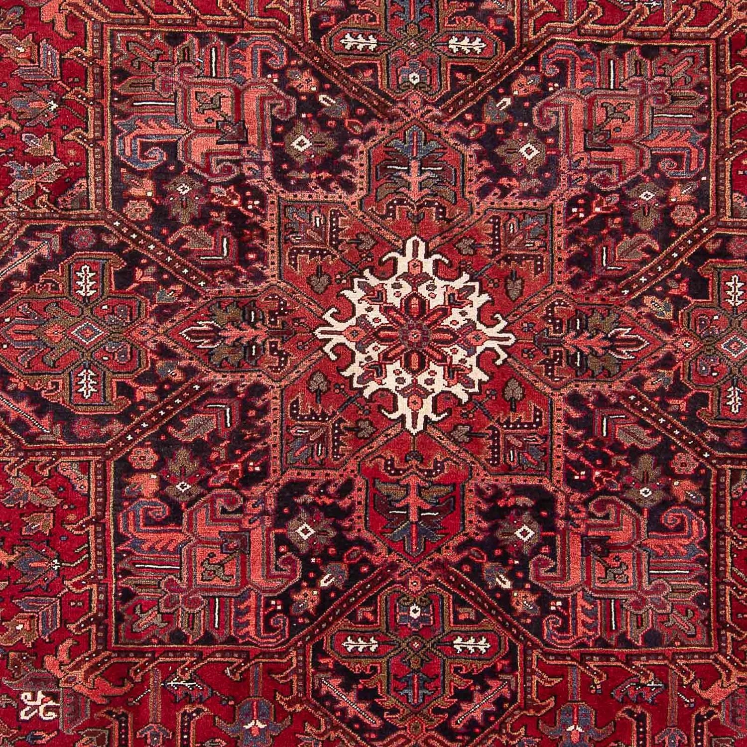 Tapis persan - Nomadic - 346 x 255 cm - rouge foncé