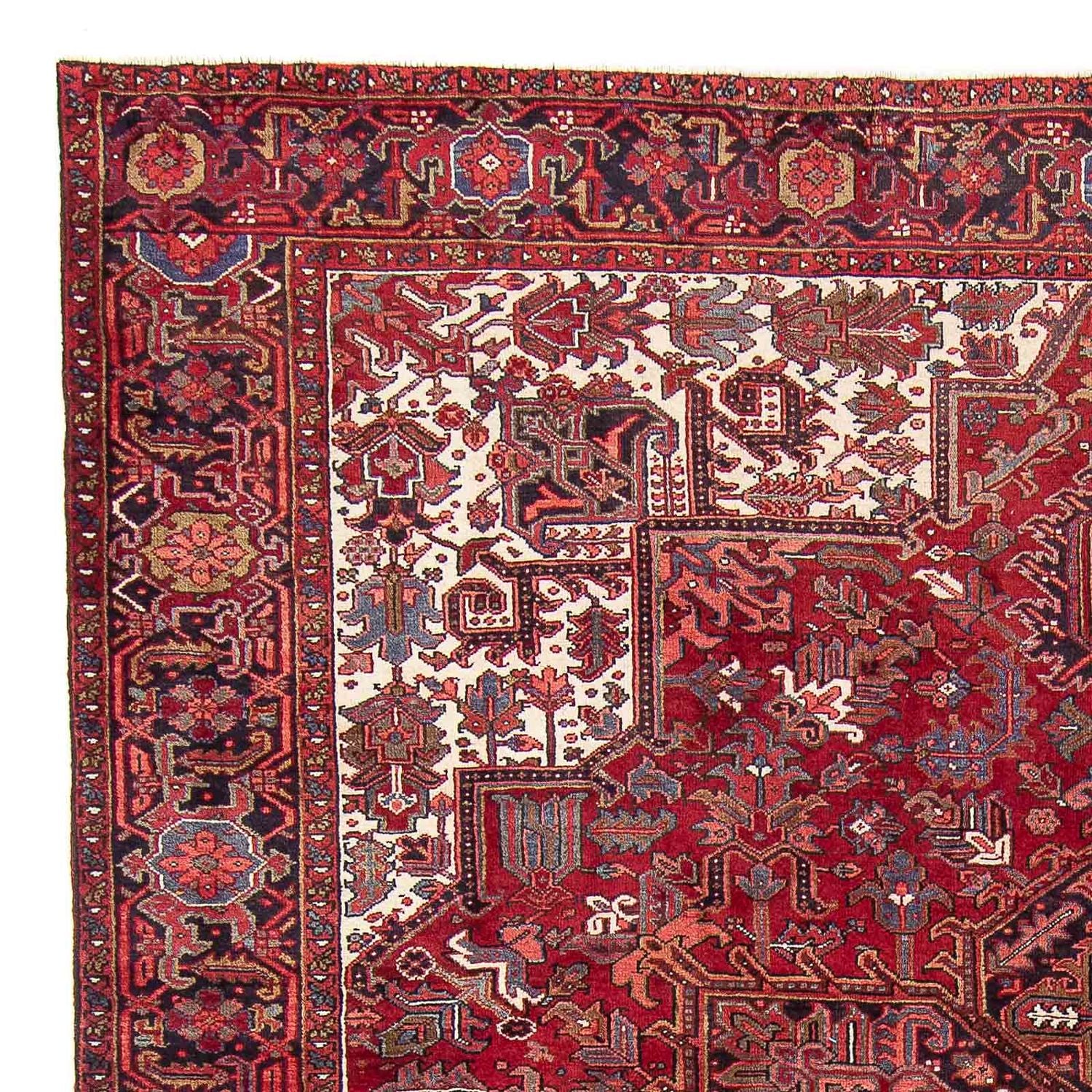 Tapis persan - Nomadic - 346 x 255 cm - rouge foncé