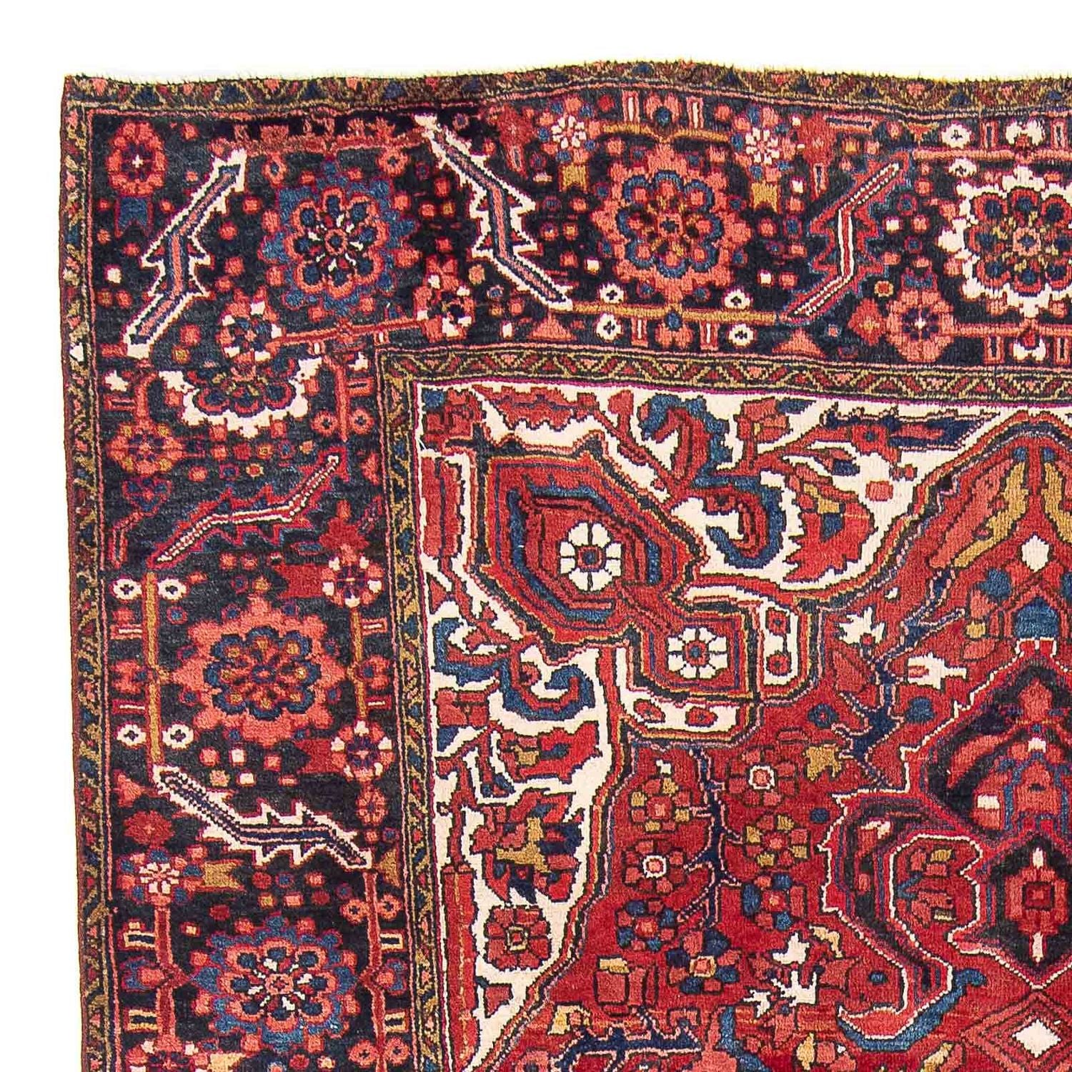 Tapis persan - Nomadic - 354 x 334 cm - rouge foncé