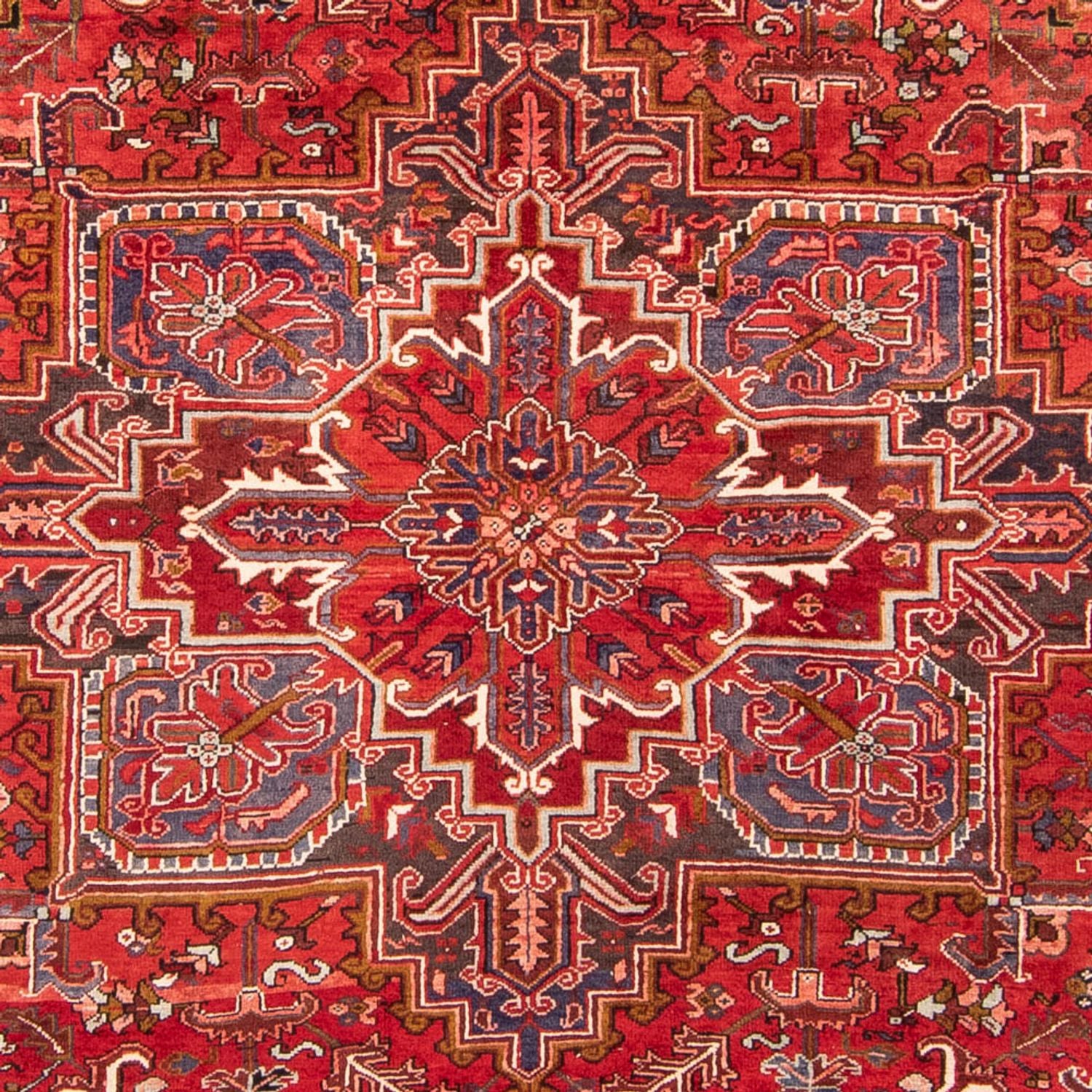 Tapis persan - Nomadic - 345 x 260 cm - rouge foncé