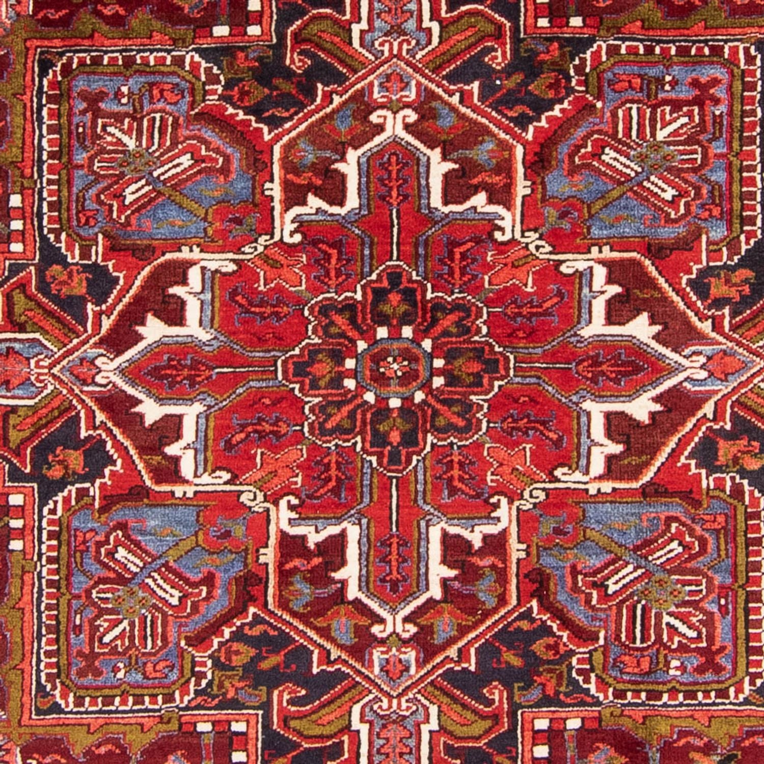 Tapis persan - Nomadic - 348 x 223 cm - rouge foncé
