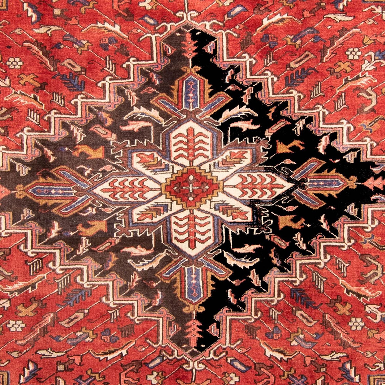 Tapis persan - Nomadic - 331 x 248 cm - rouge foncé