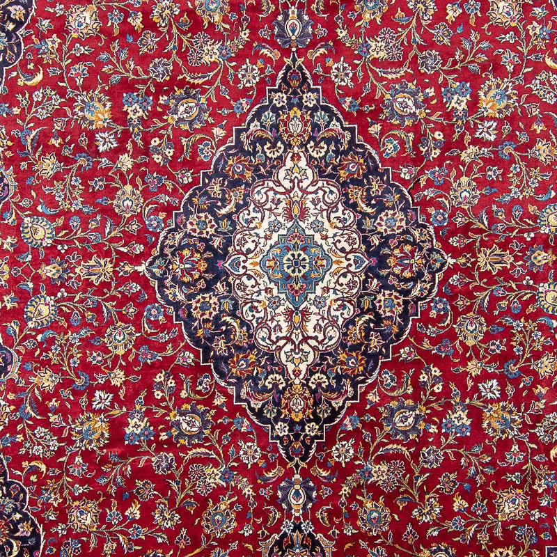 Tapis persan - Nomadic - 422 x 296 cm - rouge