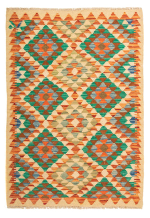 Tapis Kelim - Splash - 125 x 80 cm - multicolore