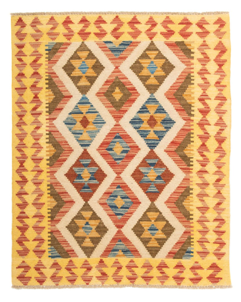 Tapis Kelim - Splash - 125 x 80 cm - multicolore