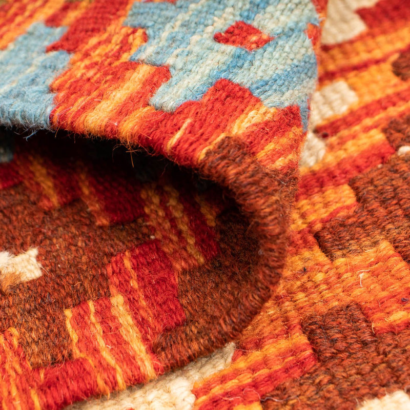 Tapis Kelim - Splash - 121 x 89 cm - multicolore