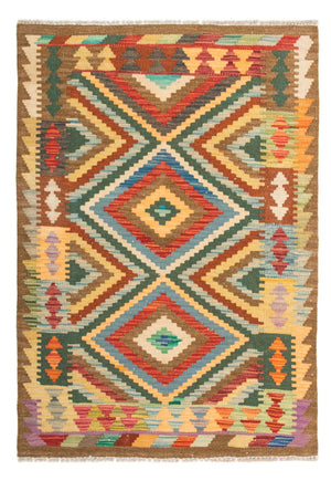 Tapis Kelim - Splash - 125 x 80 cm - multicolore