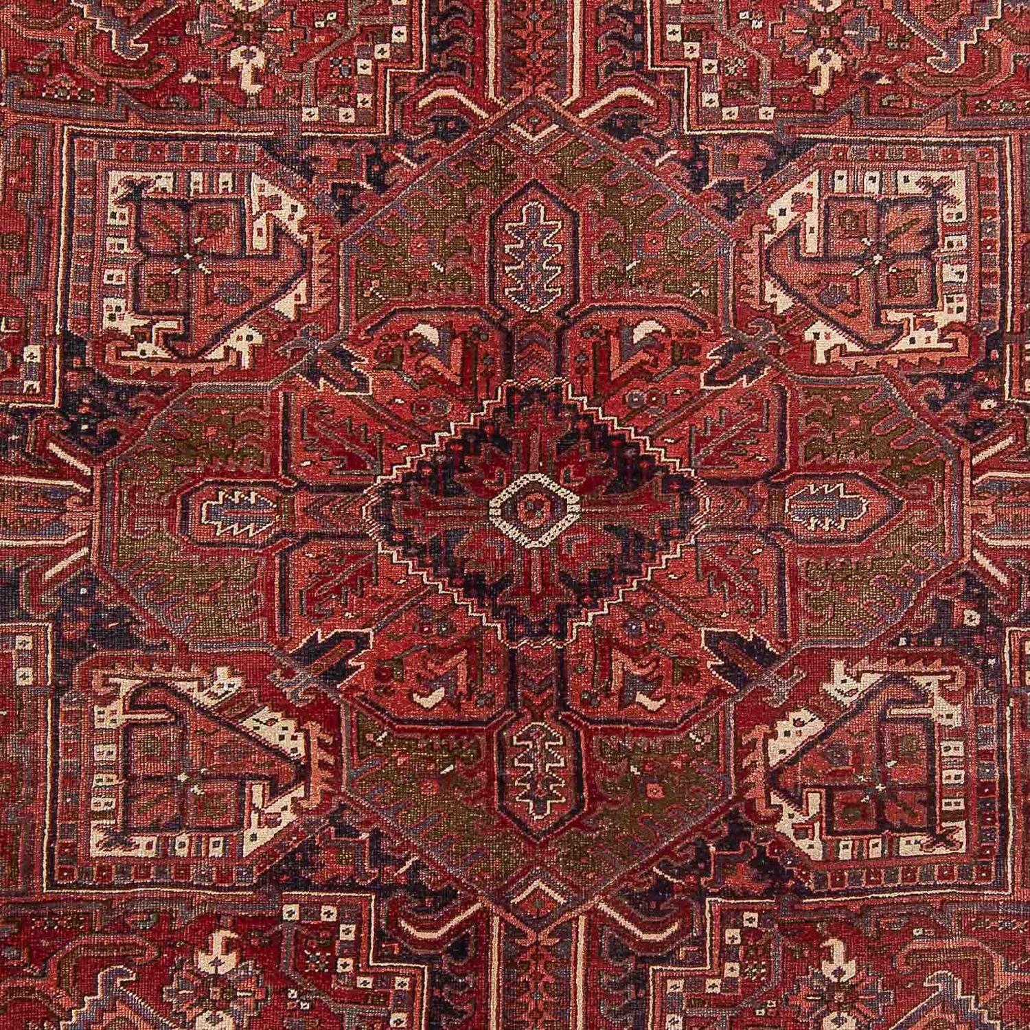 Tapis persan - Nomadic - 402 x 305 cm - rouge clair