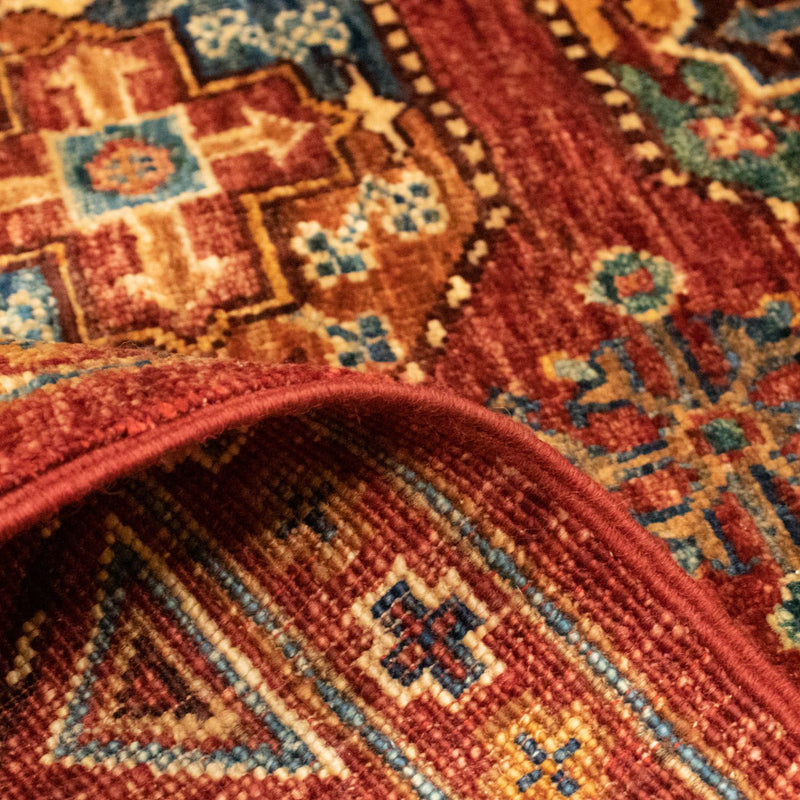 Tapis afghan - Filpa - 149 x 98 cm - rouge