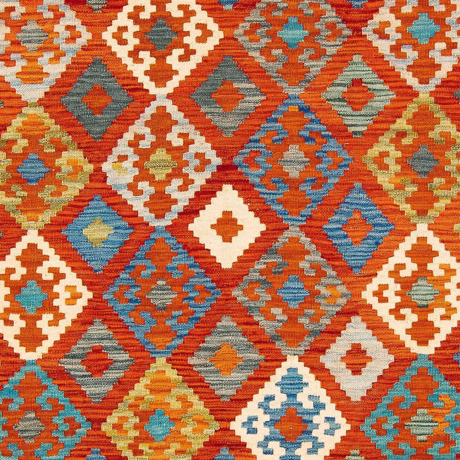 Tapis Kelim - Splash - 226 x 170 cm - multicolore