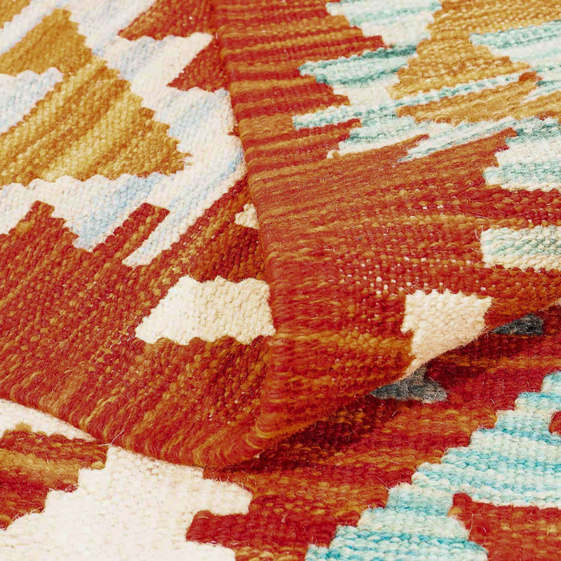 Tapis Kelim - Splash - 236 x 170 cm - multicolore