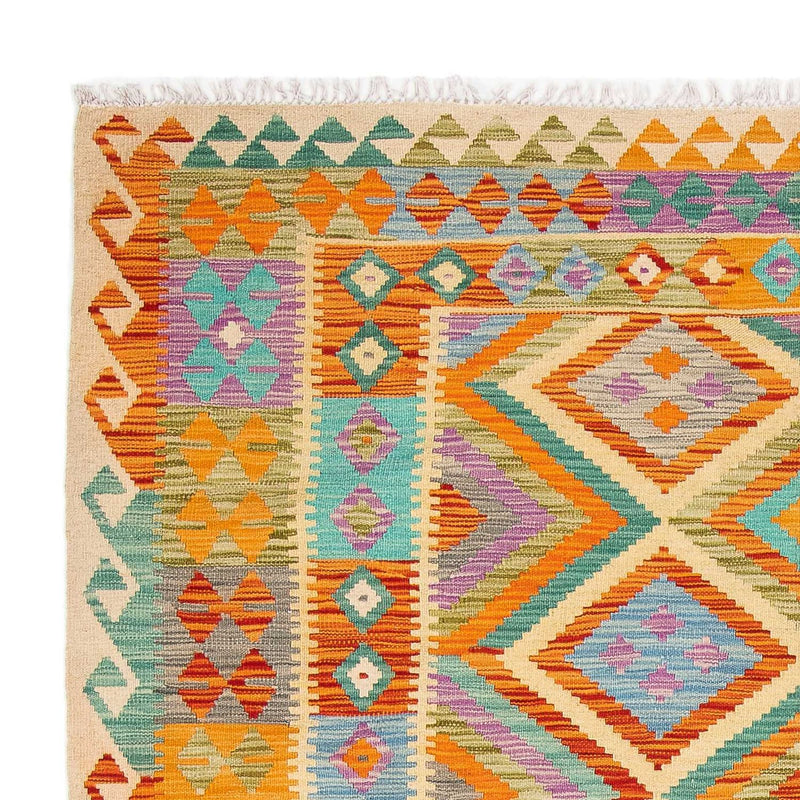 Tapis Kelim - Splash - 246 x 185 cm - multicolore