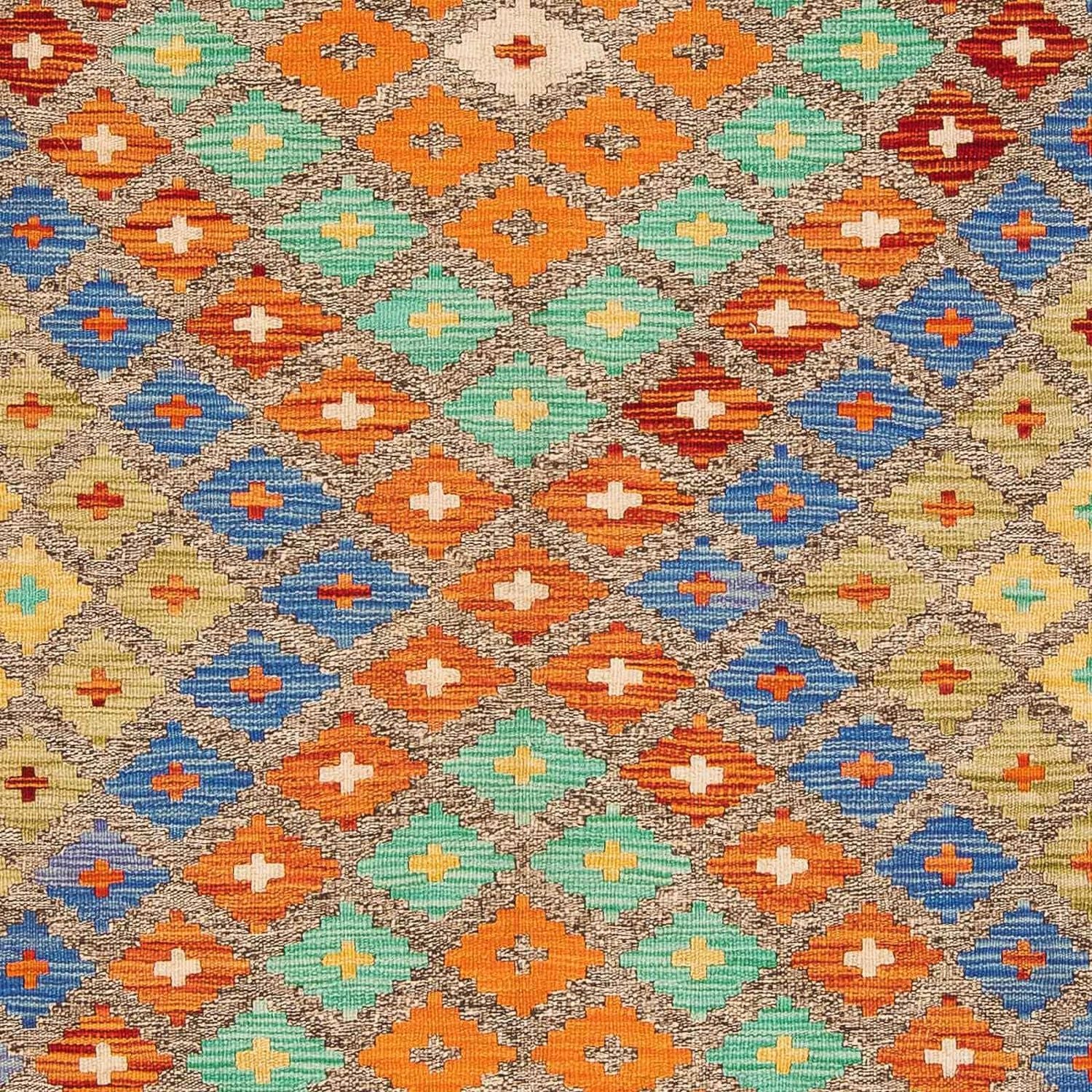 Tapis Kelim - Splash - 234 x 169 cm - multicolore