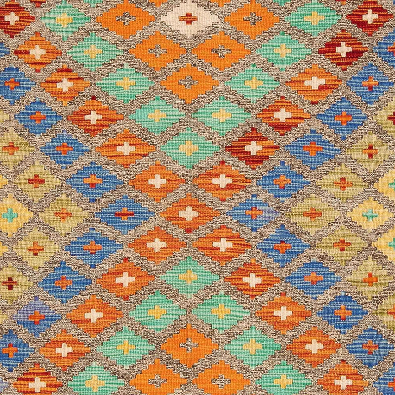Tapis Kelim - Splash - 234 x 169 cm - multicolore
