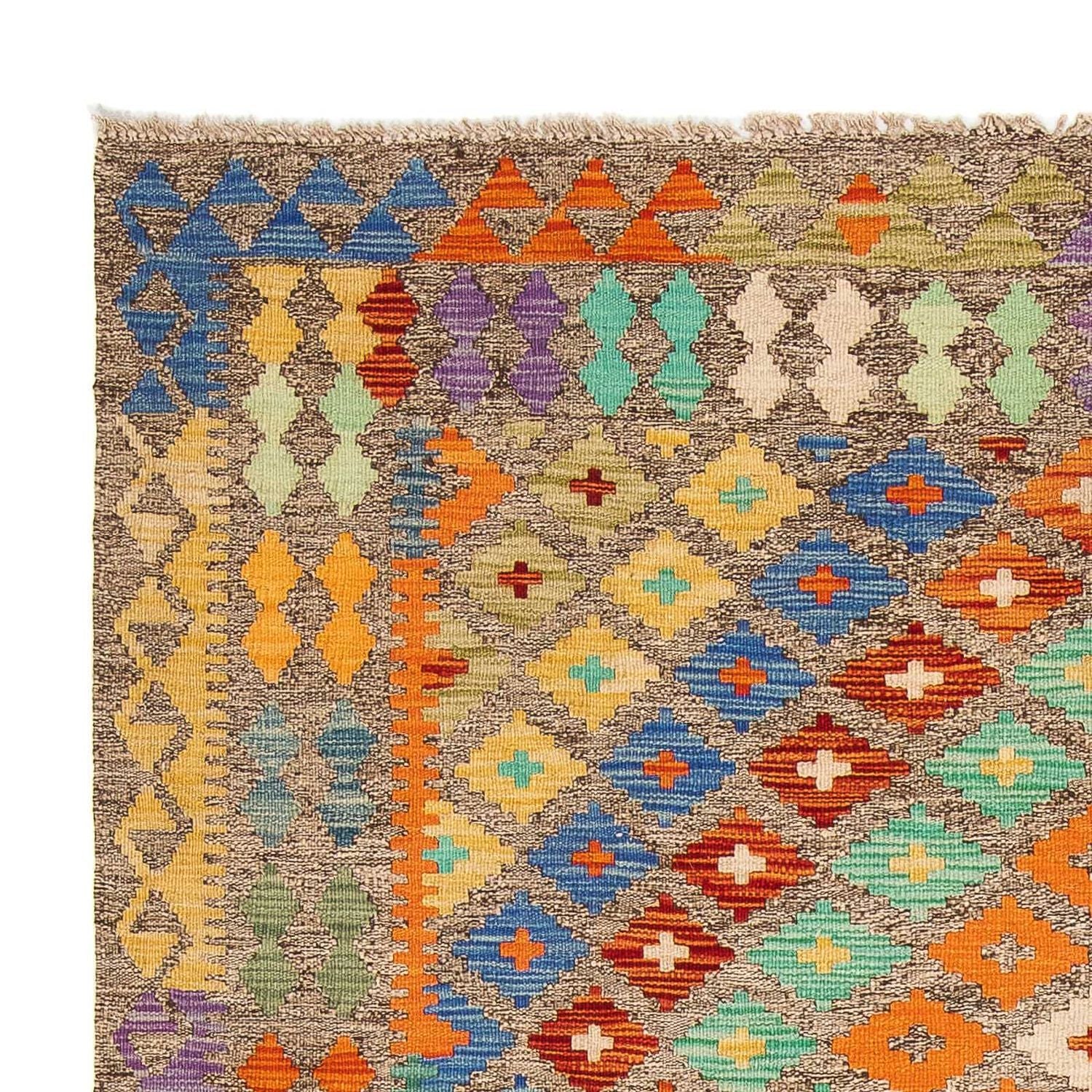 Tapis Kelim - Splash - 234 x 169 cm - multicolore