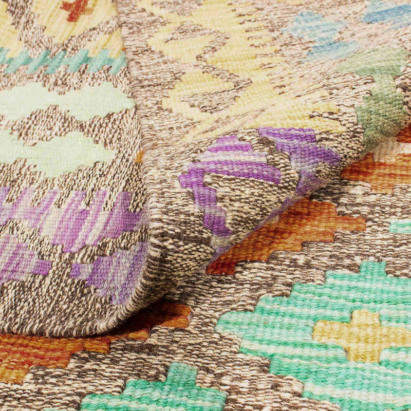 Tapis Kelim - Splash - 234 x 169 cm - multicolore