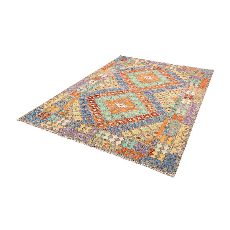 Tapis Kelim - Splash - 234 x 169 cm - multicolore