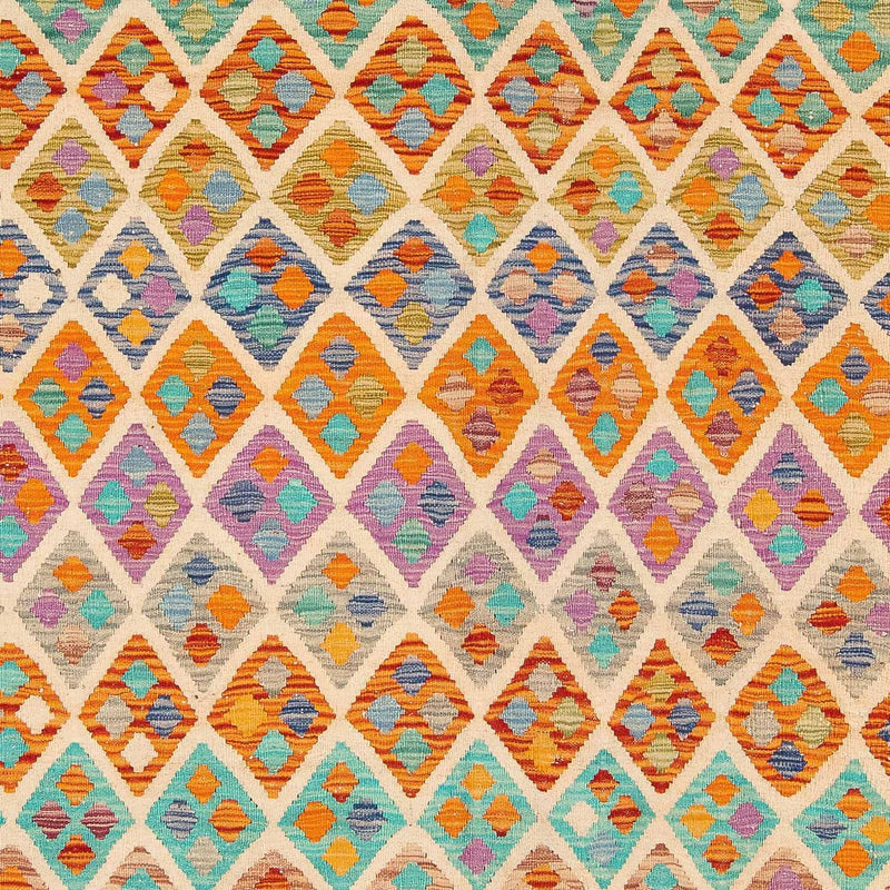 Tapis Kelim - Splash - 250 x 180 cm - multicolore