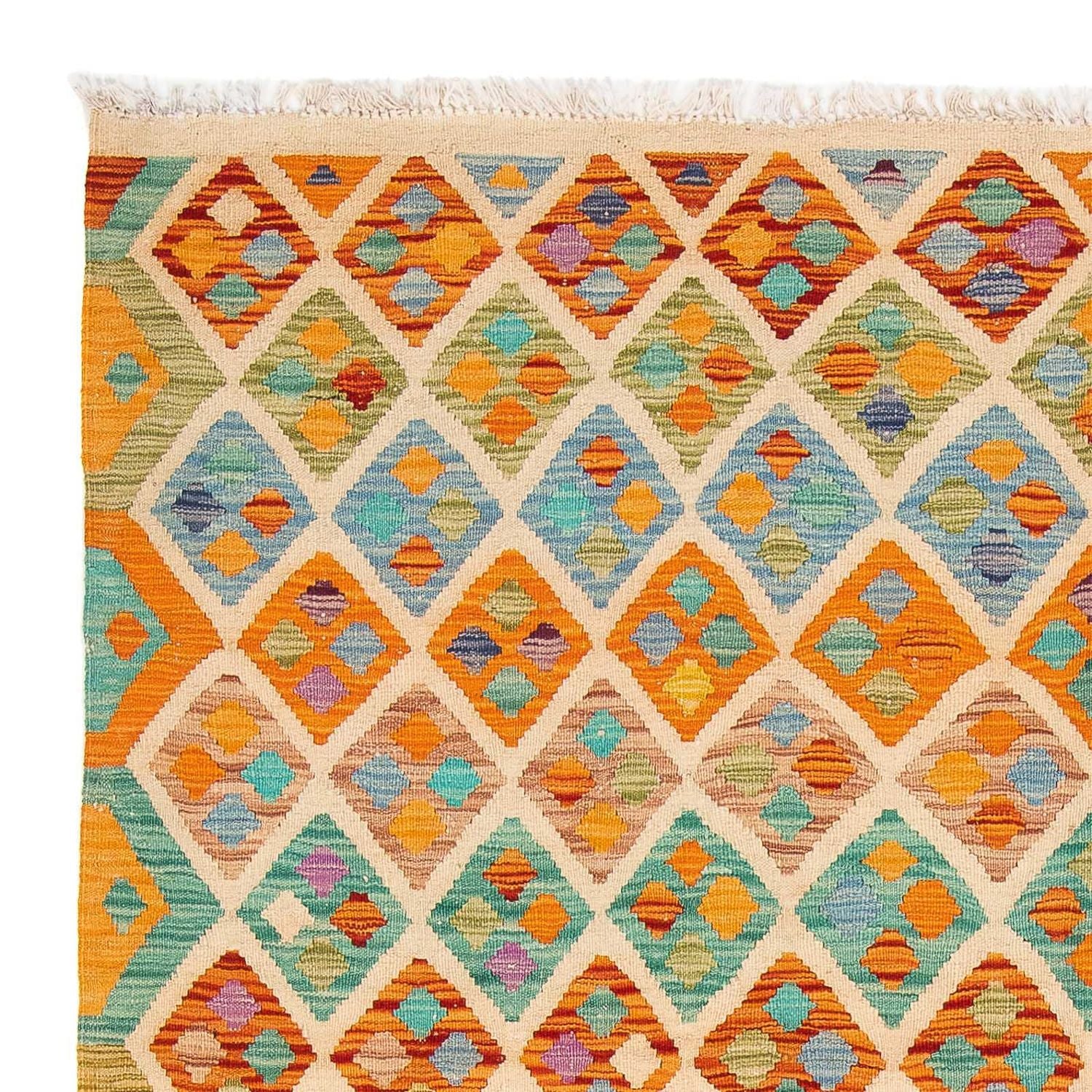 Tapis Kelim - Splash - 250 x 180 cm - multicolore