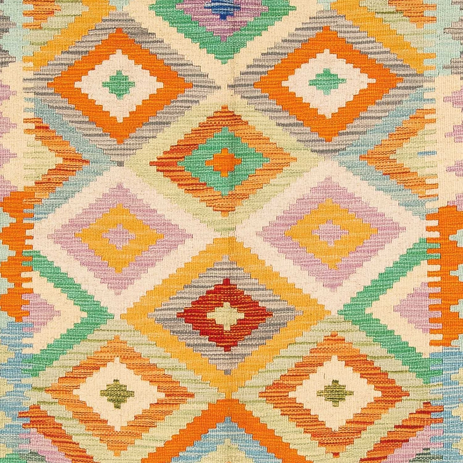 Tapis Kelim - Splash - 250 x 169 cm - multicolore