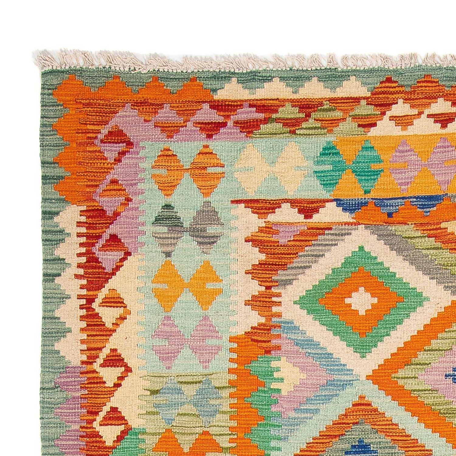 Tapis Kelim - Splash - 250 x 169 cm - multicolore