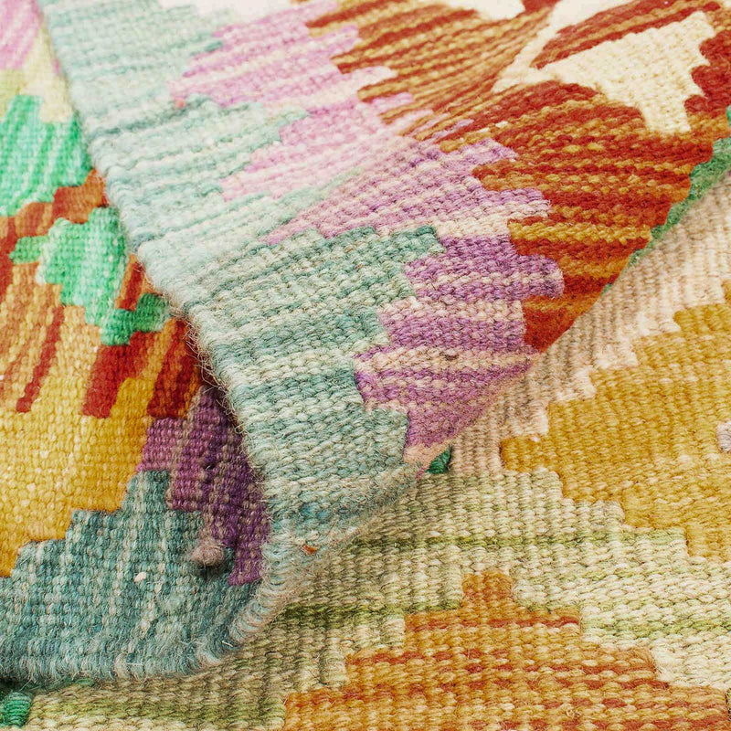Tapis Kelim - Splash - 250 x 169 cm - multicolore