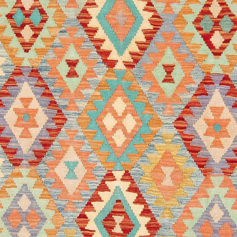 Tapis Kelim - Splash - 193 x 158 cm - multicolore