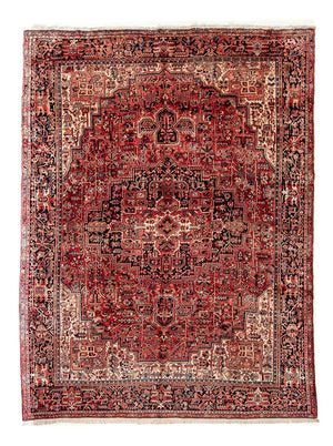 Tapis persan - Nomadic - 388 x 298 cm - rouge foncé