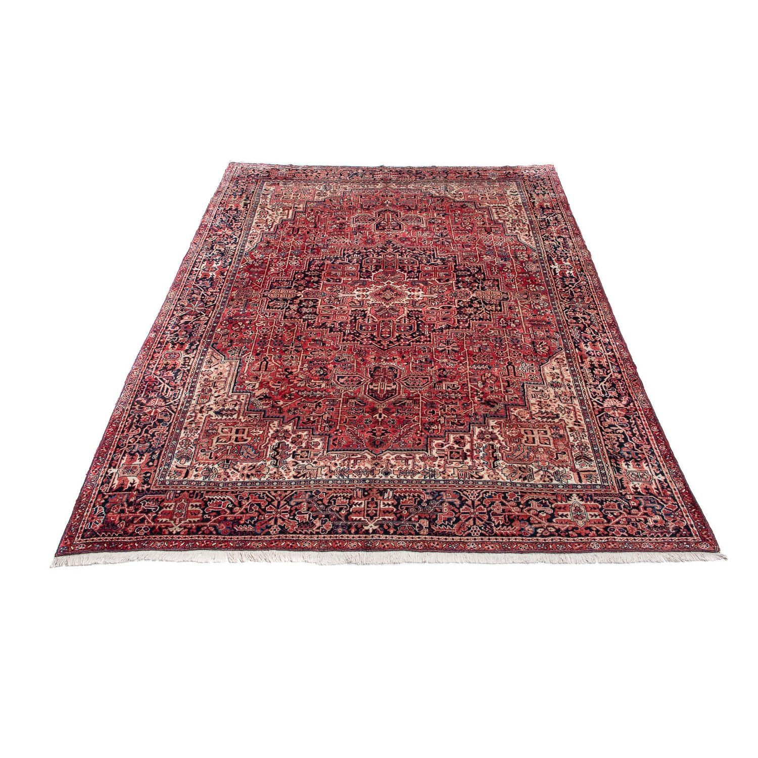 Tapis persan - Nomadic - 388 x 298 cm - rouge foncé