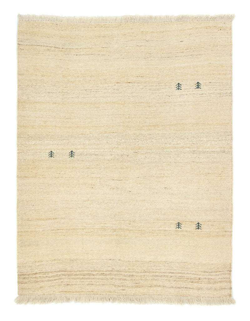 Tapis Gabbeh - Persan - 160 x 123 cm - beige