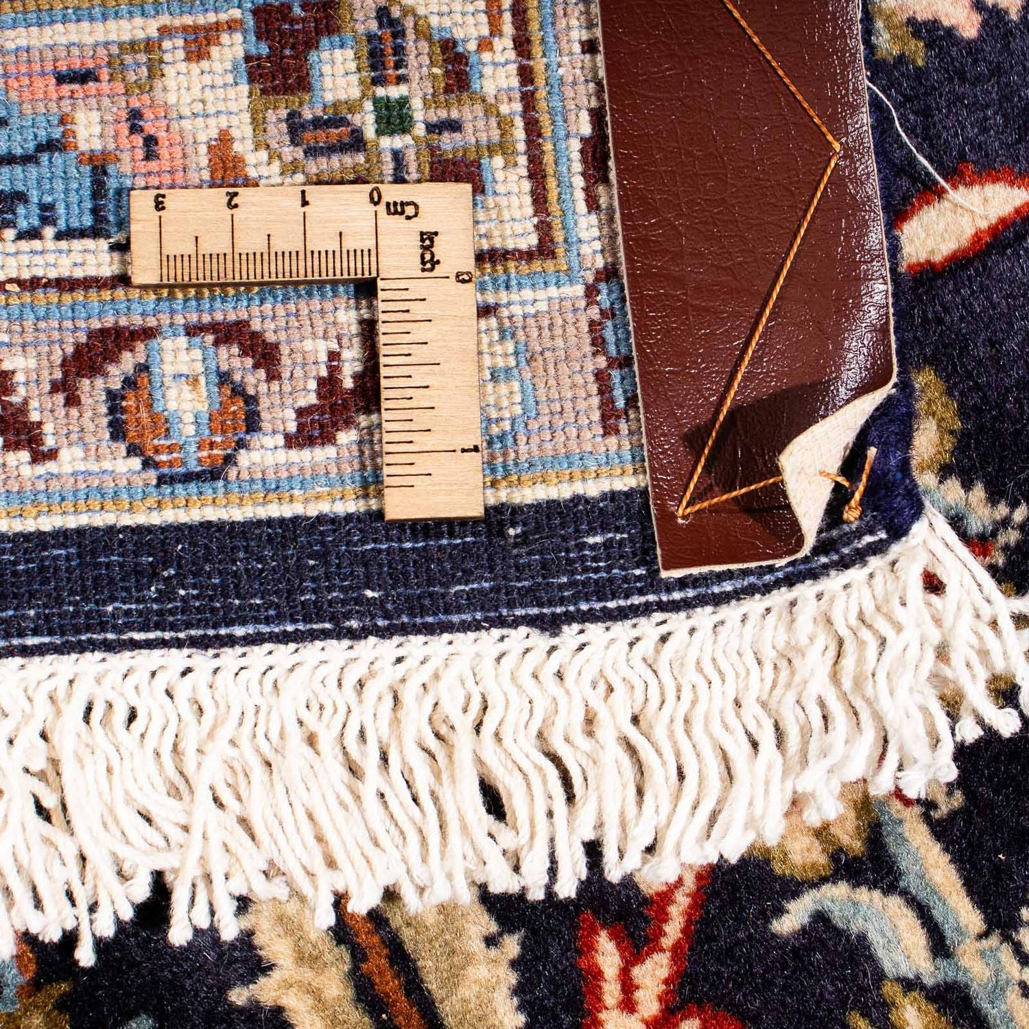 Tapis persan - Classique - 300 x 196 cm - bleu foncé