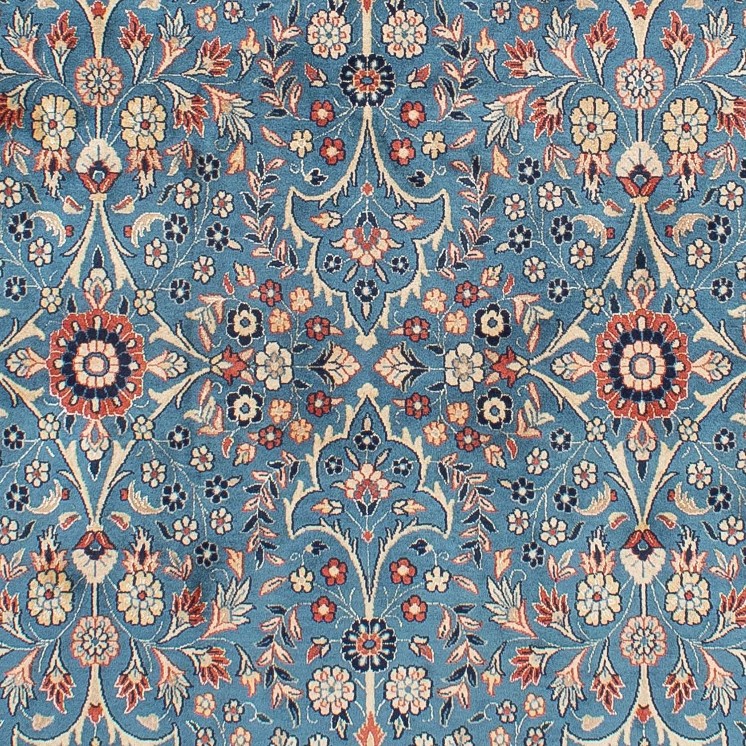 Tapis persan - Nomadic - 307 x 219 cm - bleu de mer