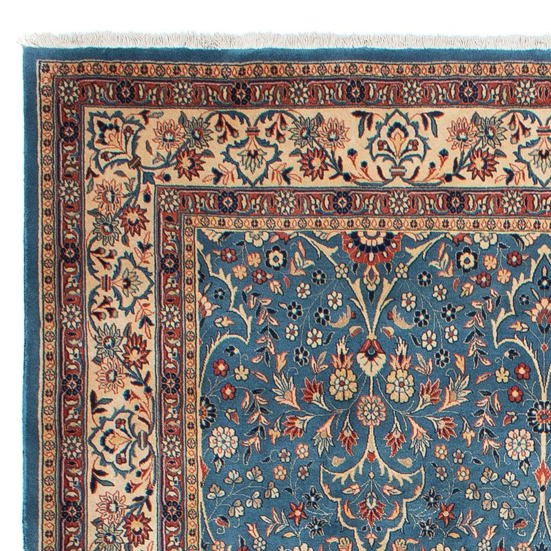 Tapis persan - Nomadic - 307 x 219 cm - bleu de mer