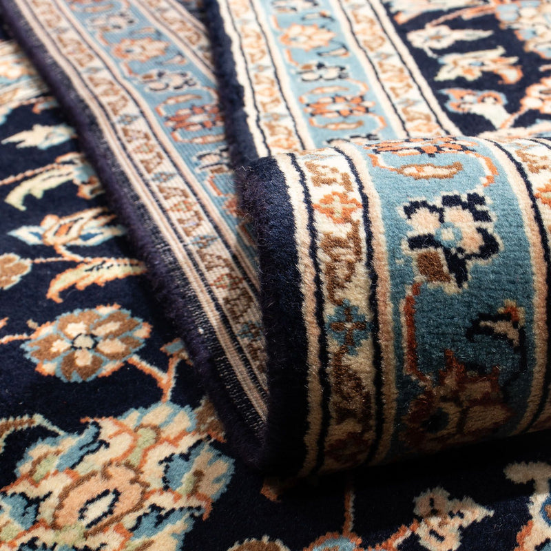 Tapis persan - Classique - 296 x 193 cm - bleu foncé
