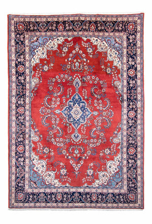 Tapis persan - Keshan - 315 x 210 cm - rouge foncé