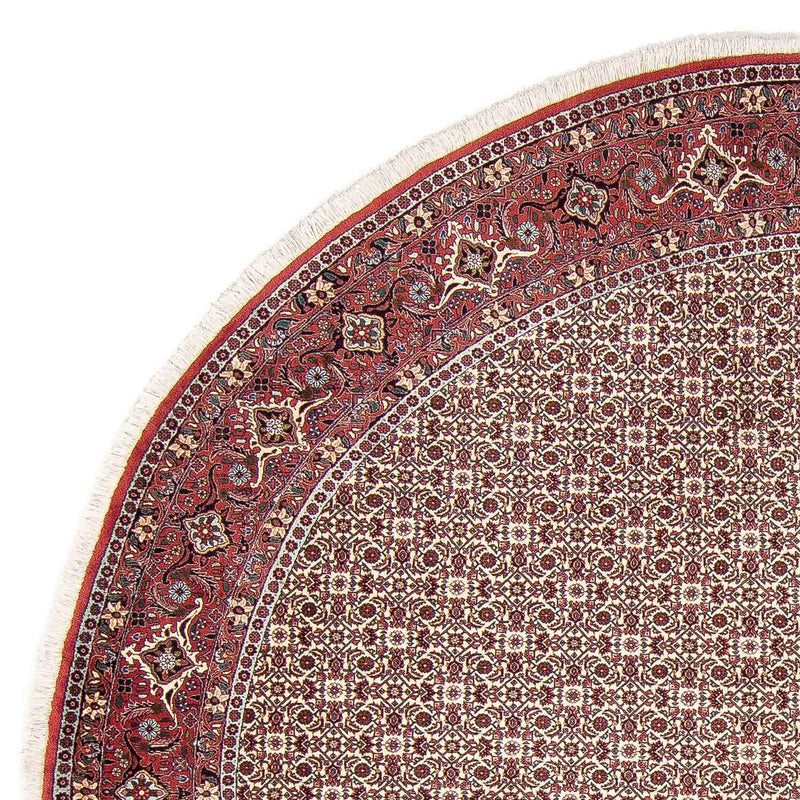 Tapis persan - Bidjar ronde  - 305 x 305 cm - rouge