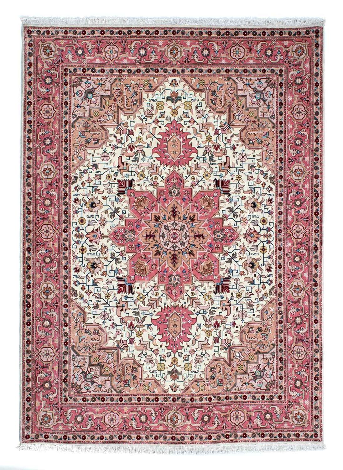 Tapis persan - Tabriz - Premium - 213 x 152 cm - beige