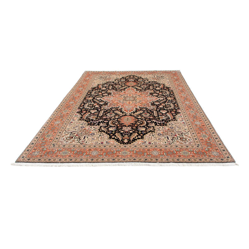 Tapis persan - Tabriz - Royal - 306 x 208 cm - bleu foncé