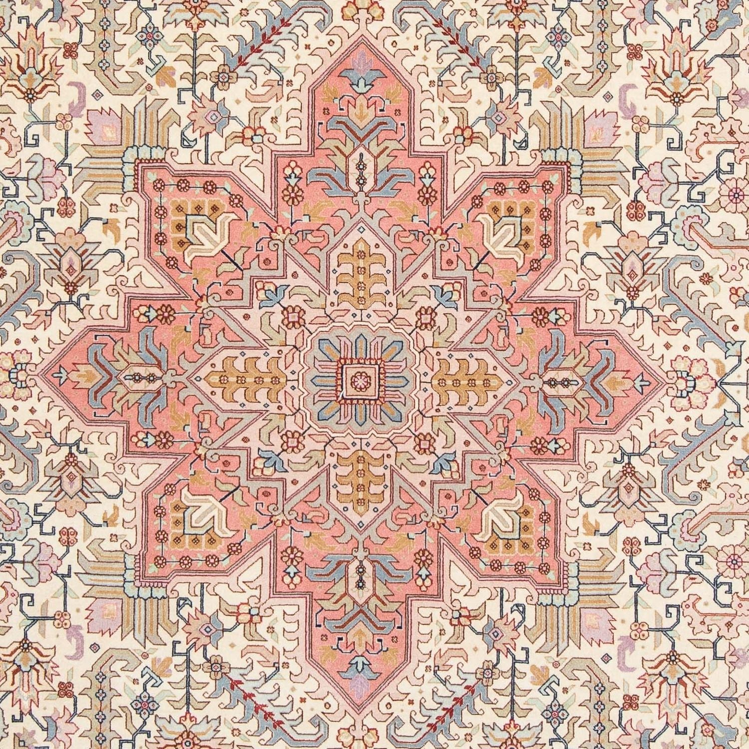 Tapis persan - Tabriz - Royal - 323 x 200 cm - beige