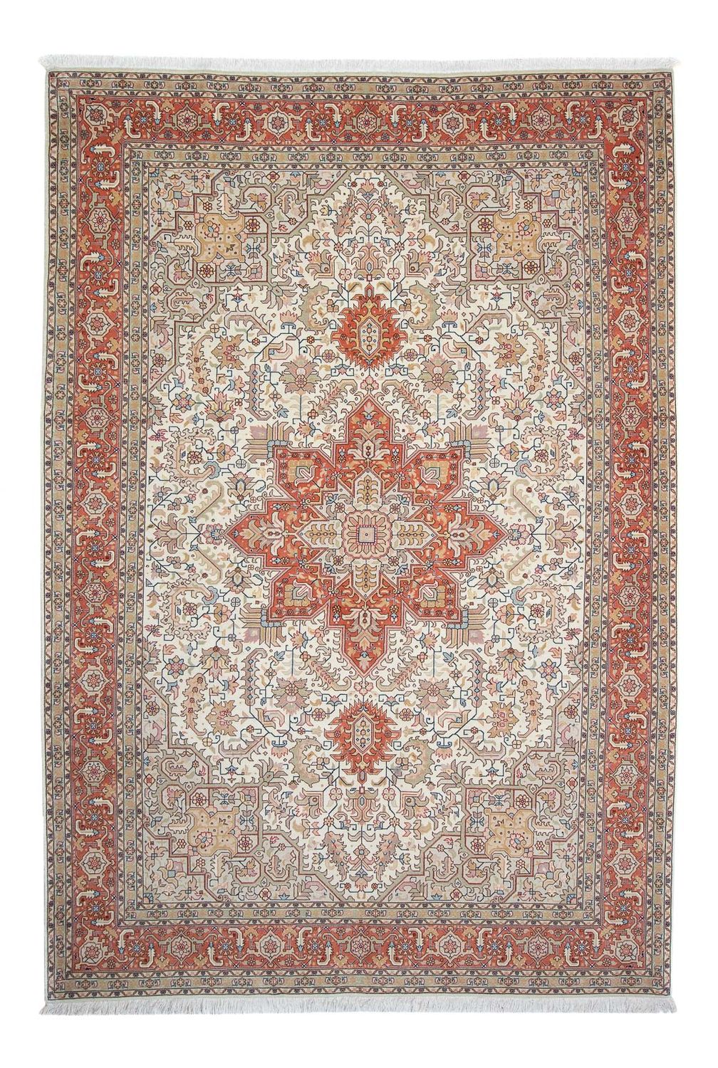 Tapis persan - Tabriz - Royal - 306 x 200 cm - beige