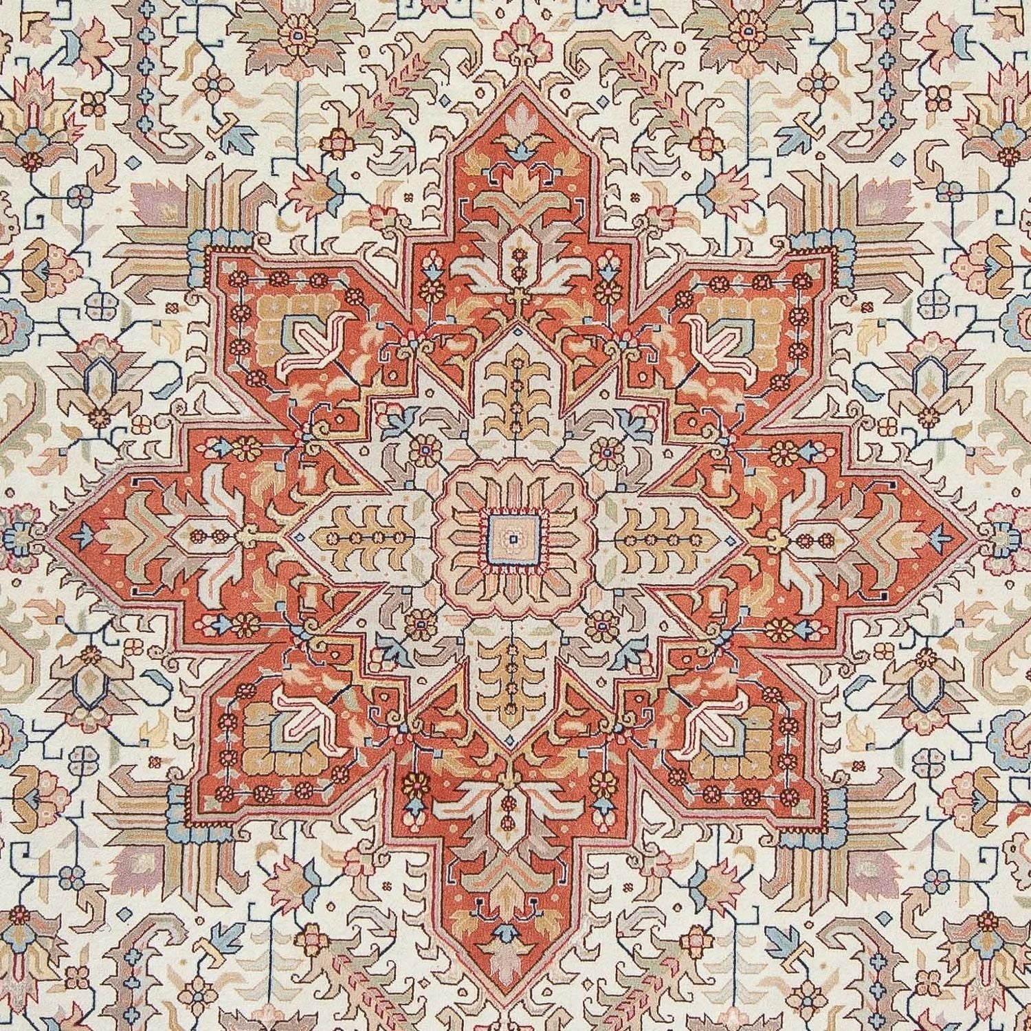 Tapis persan - Tabriz - Royal - 306 x 200 cm - beige
