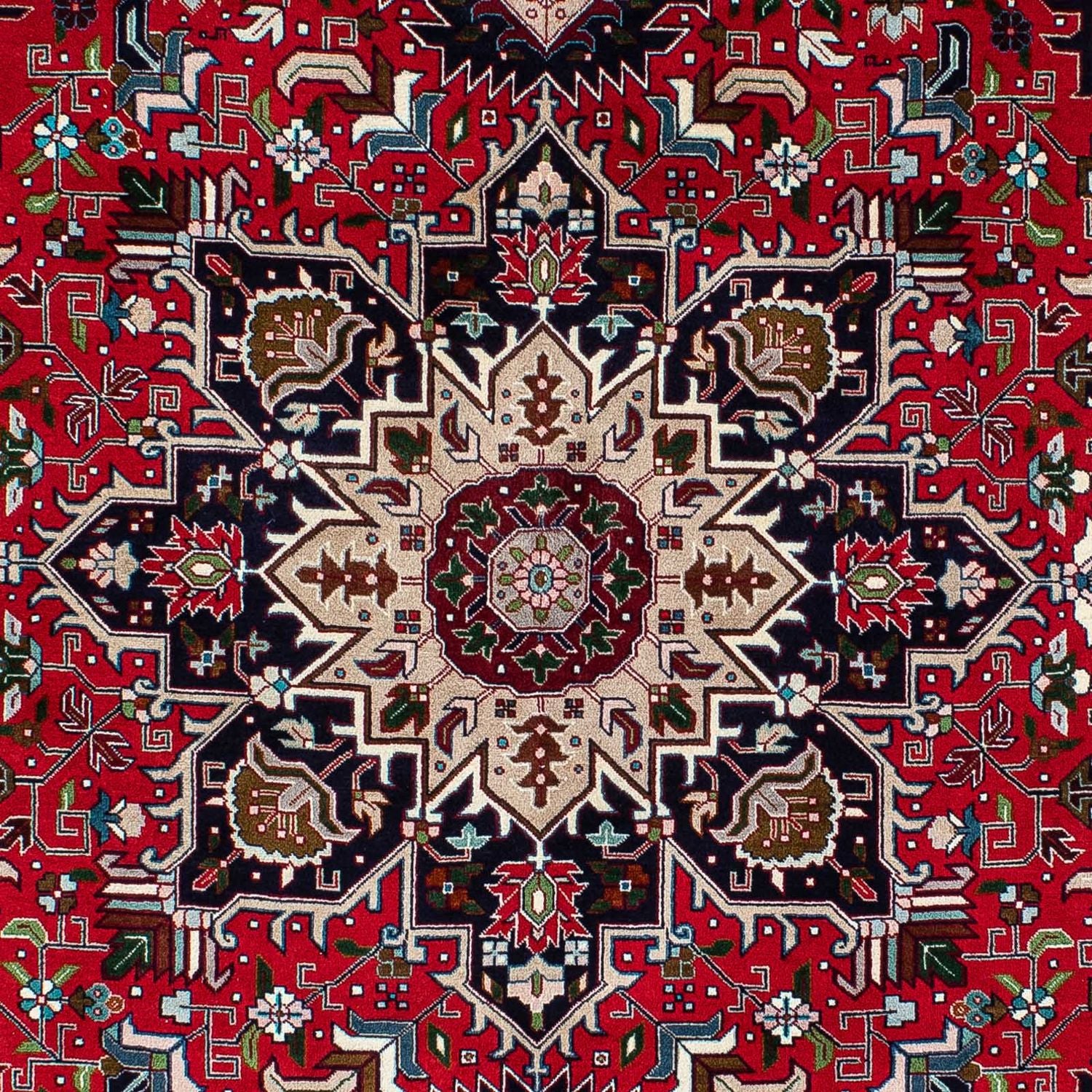 Tapis persan - Tabriz - Royal - 206 x 151 cm - rouge