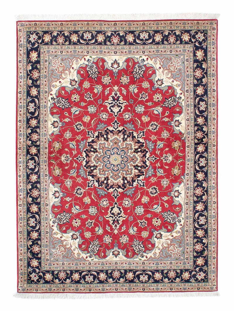 Tapis persan - Tabriz - 207 x 150 cm - rouge