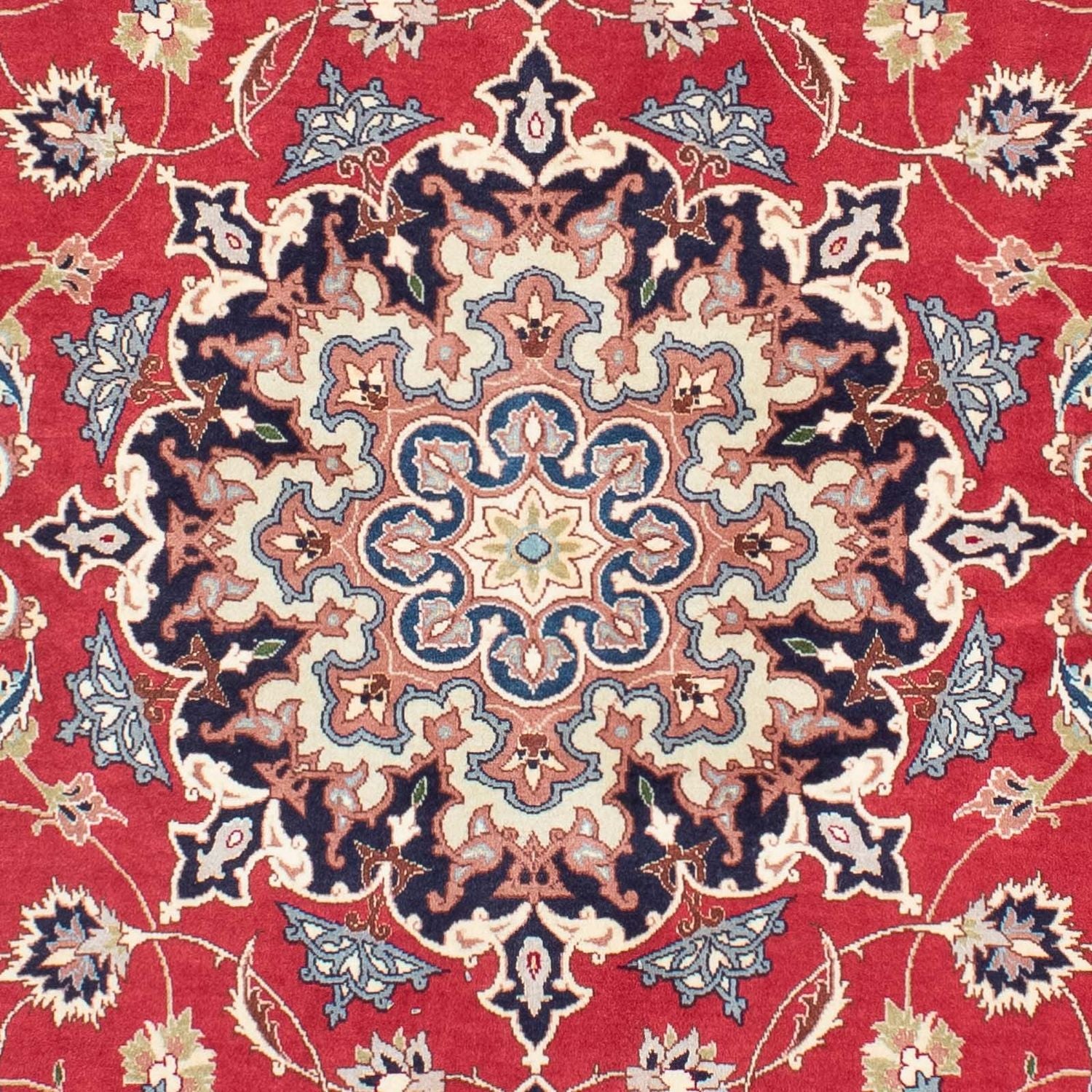 Tapis persan - Tabriz - 207 x 150 cm - rouge