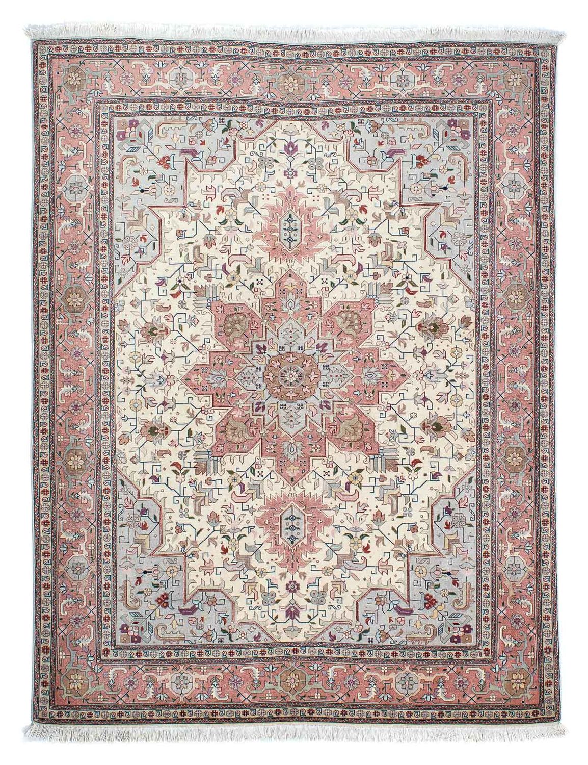 Tapis persan - Tabriz - Royal - 200 x 149 cm - beige
